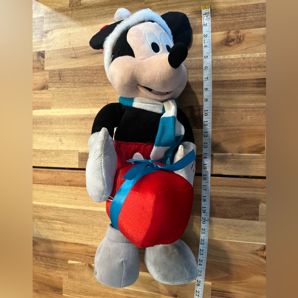 Disney | Holiday | Disney Mickey Mouse Plush| 25” Tall - Picture 4 of 10